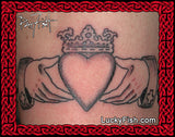 Claddagh Band Celtic Tattoo Design