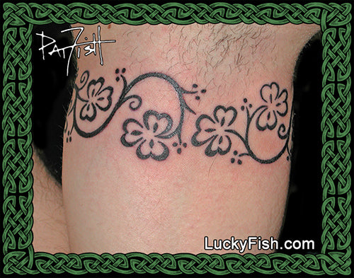 clover tribal tattoos