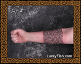 warrior Products Celtic Compass Cuff Tattoo Design