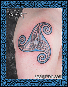 Fraternal Loyalty Spiral Celtic Tattoo Design