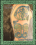 Illuminated C & M Celtic Tattoo Design