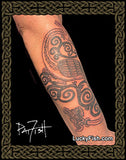 Winchester Bible Medieval Dragon Tattoo Design 2