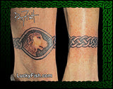 Irish Wolfhound Tattoo, Band Design