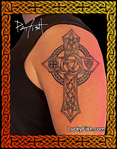 Celtic Symbol Cross Tattoo Design