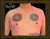Fatherhood Tattoo with Celtic Knot Design