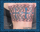 Kings' Braid Celtic Wide Arm Band Tattoo Design