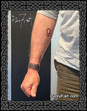 wrist band celtic tattoo design