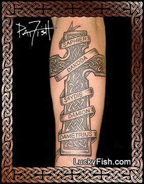 Big Daddy Cross Celtic Tattoo Design