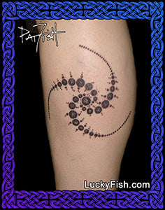 triple julia set crop circle tattoo