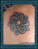 Atomic Orb Celtic Tattoo Design