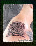 Shield Knot Celtic Protection Tattoo Design