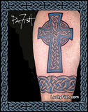 Band of Brothers Celtic Tattoo Design cross