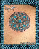 Grandmother Knot Celtic Circle Tattoo Design