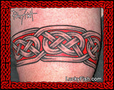 Defender Bold Band Celtic Tattoo Design