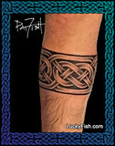 Celtic band forearm tattoo