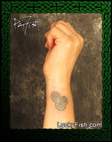 Celtic Newgrange Triple Spiral Tattoo Design