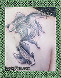 goldfish tattoo design