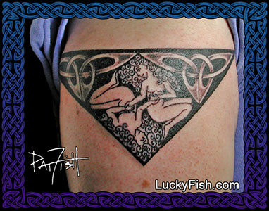 Sisterhood Lesbian Celtic Tattoo Design