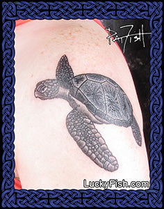 Sea Lord SeaTurtle Tattoo Design