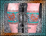 Warrior Braid Celtic Band Border Tattoo Design