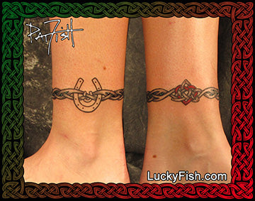 Horse Lover Band Celtic Anklet