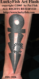 Solar Ray Mayan Tattoo Design 1