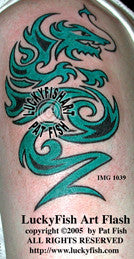 Syzyzgy Dragon Tattoo Design 1