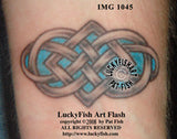 Lemniscate Love Lace Celtic Tattoo Design 2
