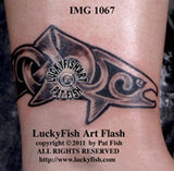 Knotwork Salmon Celtic Tattoo Design 1