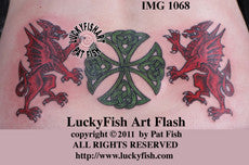Welsh Heritage Celtic Tattoo Design 1