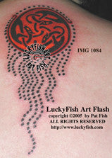 Cat Comet Celtic Tattoo Design 1