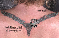 Vine Collar Celtic Tattoo Design 1