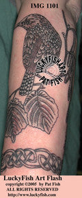 Hazel and Wren Celtic Tattoo Design 1