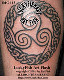 Couples Spiral Knot Celtic Tattoo Design 2