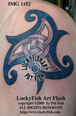 Ancient Vortex Celtic Tattoo Design 1