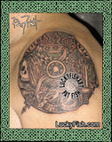 St Stephen's Cathedral Clock Tattoo Design 2