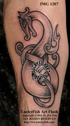 Gotland Dragon Viking Tattoo Design 1