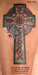 Belfast Cross Celtic Tattoo Design 1