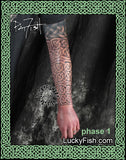 Long Body Armor Celtic Tattoo Design
