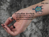 Mimbres Turtle SouthWestern Tattoo Design 2