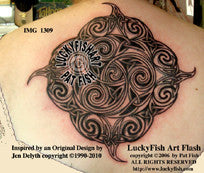 Ceilidh - The Dance Celtic Tattoo Design 1
