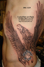Soaring Phoenix Tattoo Design 1