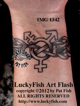 Transgender Band Celtic LGBT Tattoo Design 1
