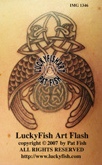Aquilae Celtic Eagle Tattoo Design 1
