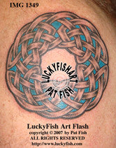 War Disc Celtic Tattoo Design 1