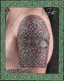Celtic Sleeve Shamrock Tattoo Design