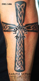 Cross of Purpose Celtic Tattoo Design 1