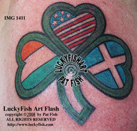 Heritage Shamrock Celtic Tattoo Design 1