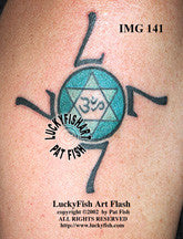 Seven Up Lucky Tattoo Design 1