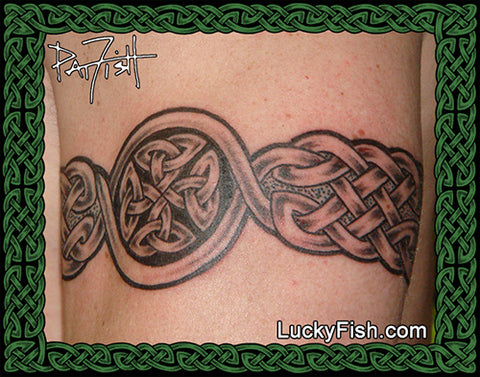 Cross in Band Celtic Tattoo Design